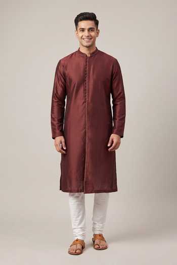 Mayank Modi - Men Mandarin collar kurta set