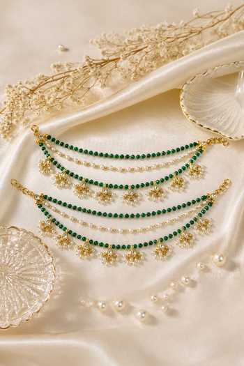 Queens Jewels Hara Noor Pair Of Ear Chains 