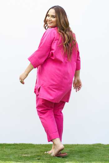 Vaaya Handwoven Cotton Top & Pant Set 