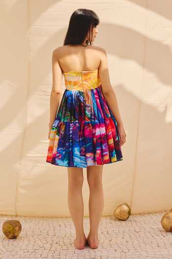 ZiP by Payal & Zinal Starlit Twirl Frill Dress