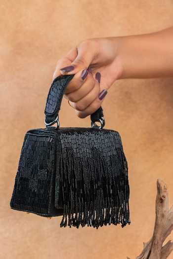Nayaab By Sonia Black Kasse Bag Online at Aza Fashions Nayaab By Sonia_Black Kasse Bag _Online_at_Aza_Fashions