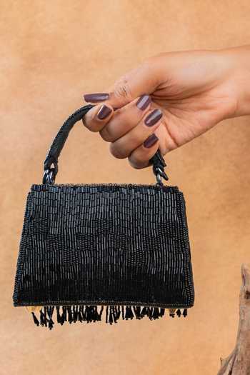 Buy Nayaab By Sonia Black Kasse Bag Buy_Nayaab By Sonia_Black Kasse Bag
