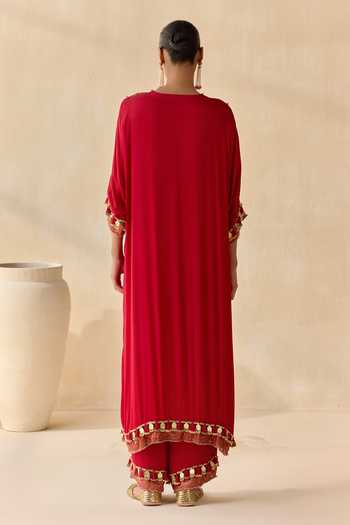 5elements Prisha Embellished Kurta Set 