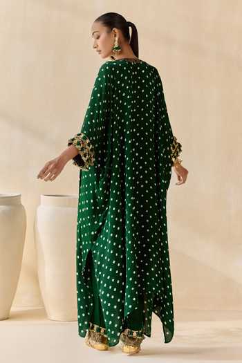 5elements Daksha Polka Dot Pattern Kurta Set 