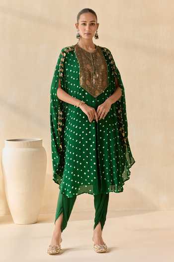 5elements Ayantika Bandhani Kurta Set 