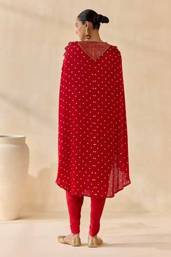 5elements Ayantika Bandhani Kurta & Dhoti Pant Set 