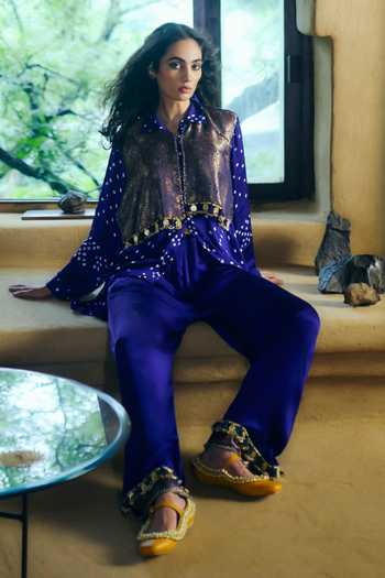 5elements Pavitra Bandhani Kurta Set 