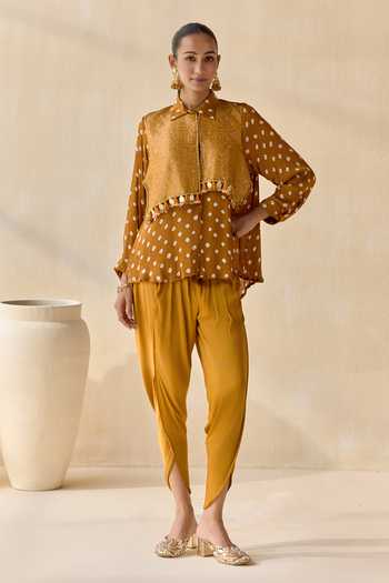 5elements Pavitra Bandhani Pattern Kurta Set 