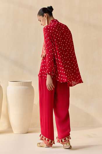 5elements Pavitra Bandhani Pattern Kurta Set