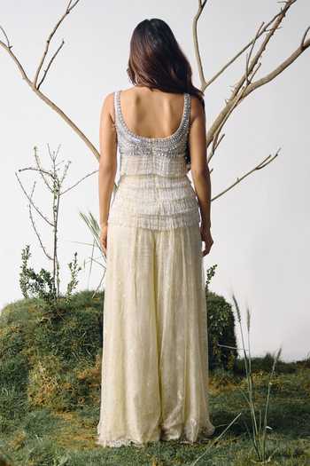 House of arshiyaa Fringe Embellished Kurta Set 