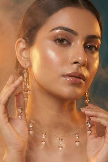 Tussya Kundan Necklace & Earrings Set 
