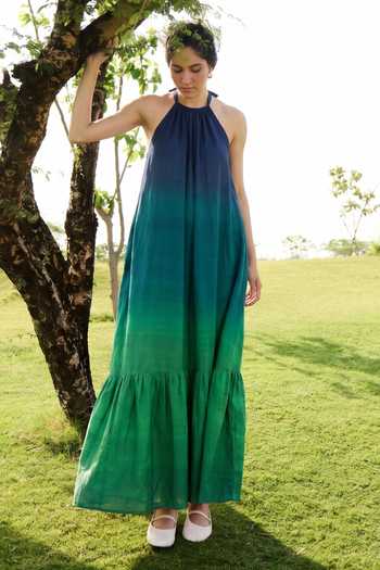 RAAS LIFE Birds of Paradise Ombre Dress 