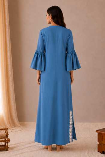 Wazir C Sehar Kashmirir Embroidered Cotton Dress