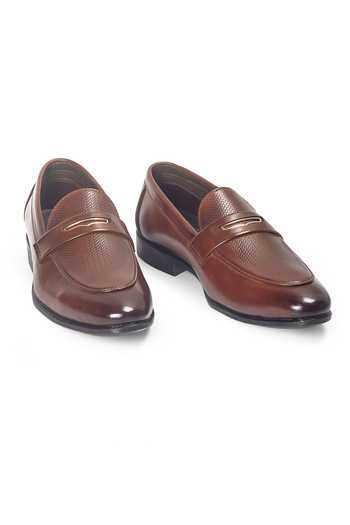 Domani Bellagio Textured Slip-On Penny Shoes 