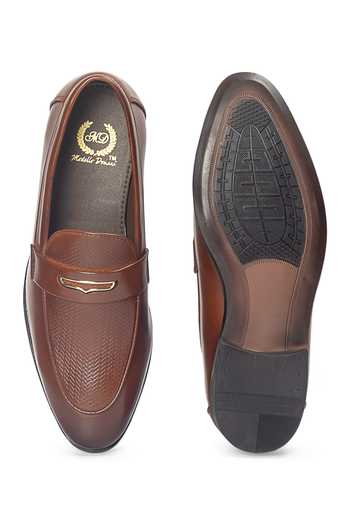 Domani Bellagio Textured Slip-On Penny Shoes 