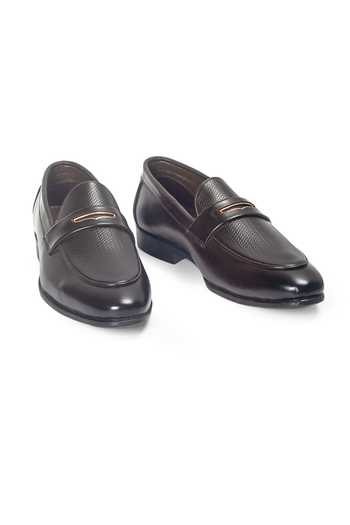 Domani Bellagio Textured Penny Slip-On Shoes 
