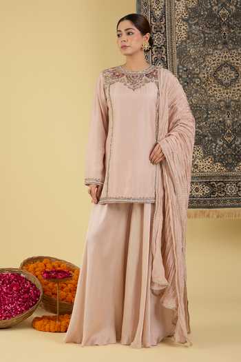 BAIDEHI Embellished Kurta Sharara Set 