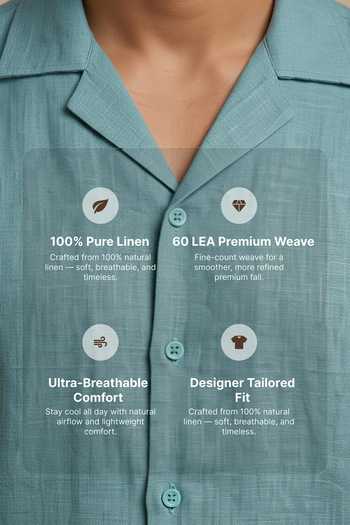 Buy Hilo Design Sky Blue Linen Seaform Shirt Online at Aza Fashions Buy_Hilo Design_Sky Blue Linen Seaform Shirt _Online_at_Aza_Fashions