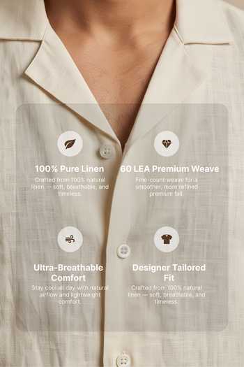 Hilo Design_Cream Linen Sera Shirt _Online_at_Aza_Fashions