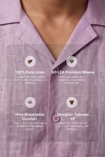 Buy Hilo Design Purple Linen Lilac Drift Shirt Online at Aza Fashions Buy_Hilo Design_Purple Linen Lilac Drift Shirt _Online_at_Aza_Fashions