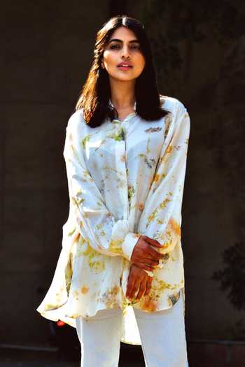 Jasmine Bains Hand Eco Print Shirt 