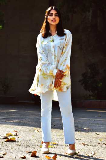 Jasmine Bains Hand Eco Print Shirt 