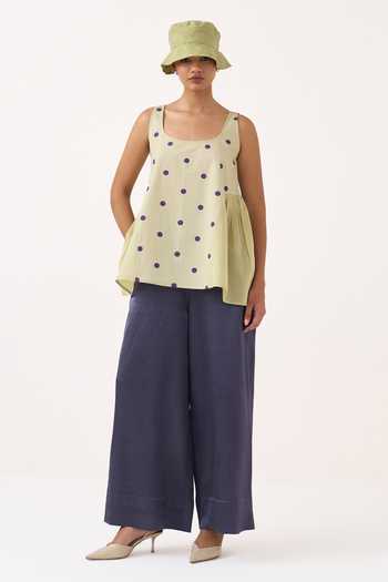 Three Side U Gather Top & Pant Set