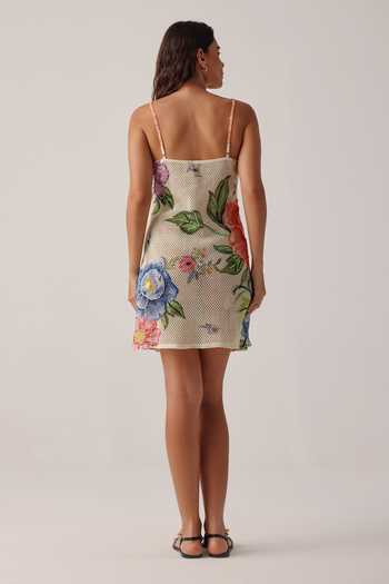 NOIB Bardot Bloom Mini Coverup Dress 