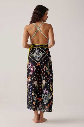 NOIB Nua Prairee Wrap Style Pareo Skirt 