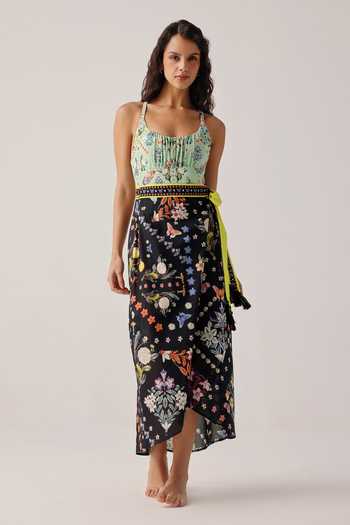 NOIB Nua Prairee Wrap Style Pareo Skirt 