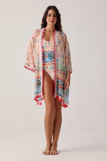 NOIB Sia Ananas Kimono Coverup  
