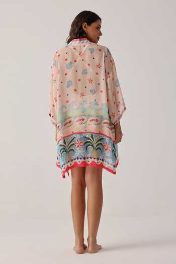 NOIB Sia Ananas Kimono Coverup  