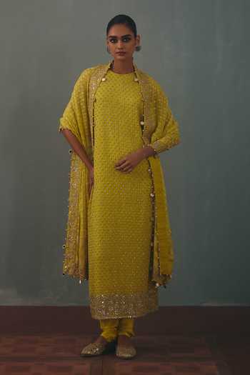 Arpita Mehta Hand Embroidered Kurta Set