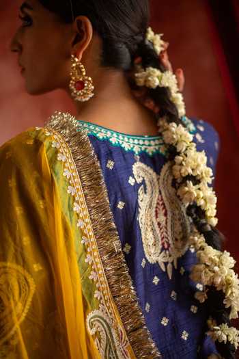 Studio Rang by Swati Patakha Guddi Embroidered Kurta Set 