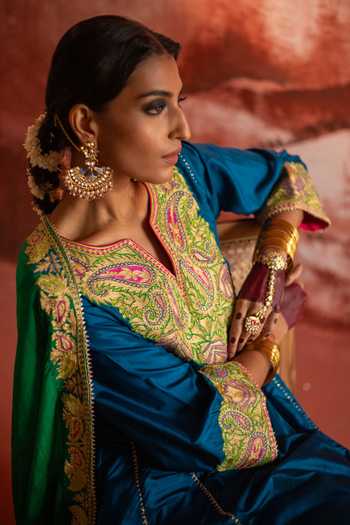 Studio Rang by Swati Rang Rasiya Embroidered Kurta Set 