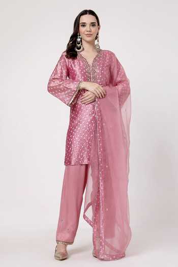 KAPAAS Bandhani Pattern Kurta Set 