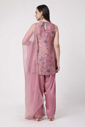 KAPAAS Embroidered Kurta Salwar Set 