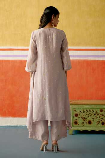 KAPAAS Kamal Frill Long Kurta Set 