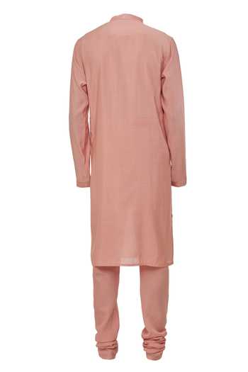 Manish Nagdeo Resham Placket Embroidered Kurta Set For Kids