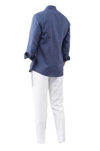 Manish Nagdeo Blue Placement Animal Print Shirt For Kids
