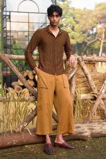 Dash And Dot Panelled Cargo Pant 