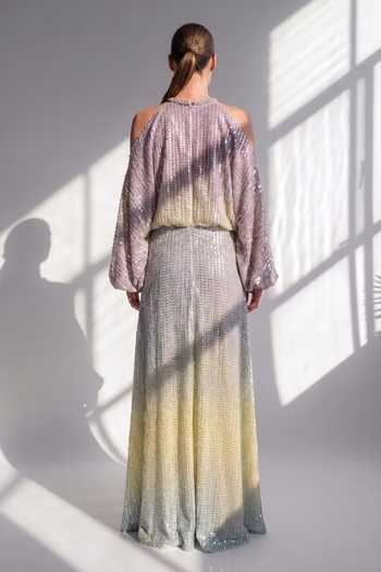 Nikita Mhaisalkar Sheeted Georgette Maxi Dress 