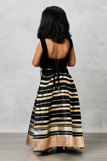 Pinkcow designs pvt ltd Gota Patti Work Lehenga Set 