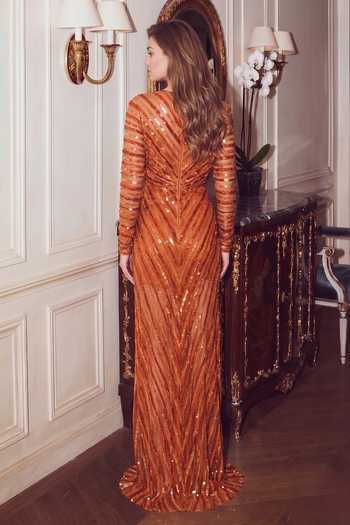 Nikita Mhaisalkar Sequin Tulle Maxi Dress