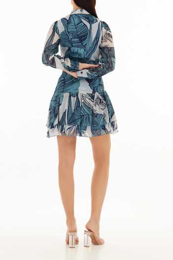 Koai Botanic Pattern Short Skirt For Kids