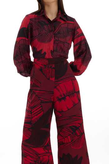 Koai_Multicolor Muslin Floral Pattern Pant For Kids_Online_at_Aza_Fashions
