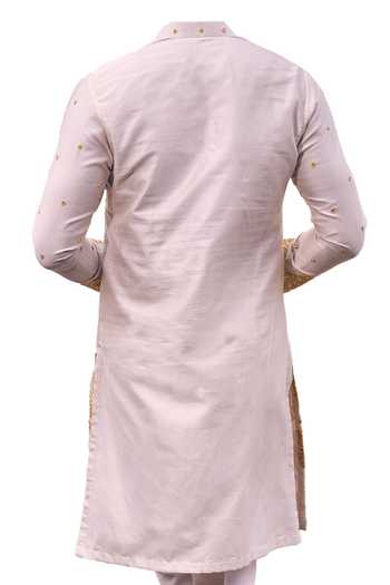 Kaaj Button X AZA Floral Applique Kurta Set For Kids