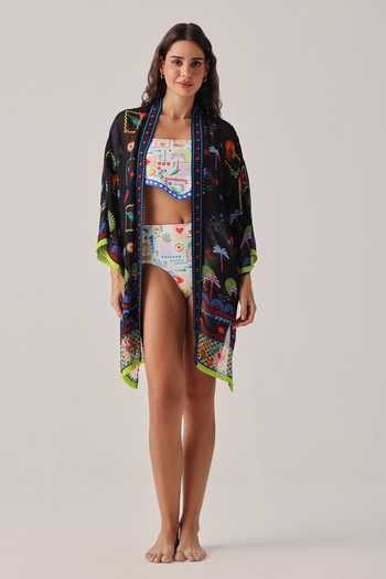 NOIB Sia Seascape Kimono Coverup 