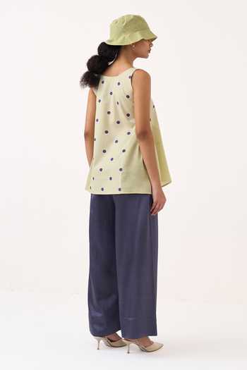 Three Side U Gather Top & Pant Set