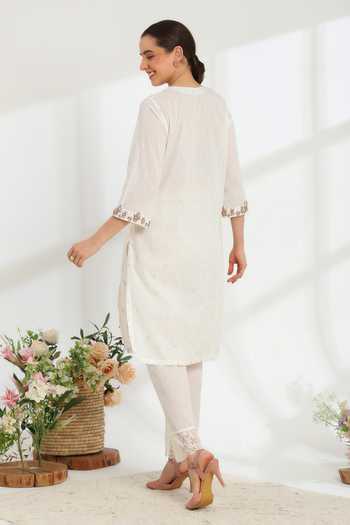 DAREISS Lumiere Hand Embroidered Kurta & Pant Set 